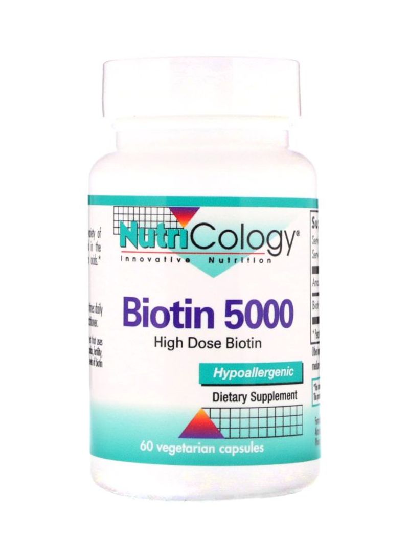 Nutralife biotin وNutricology biotin 5000