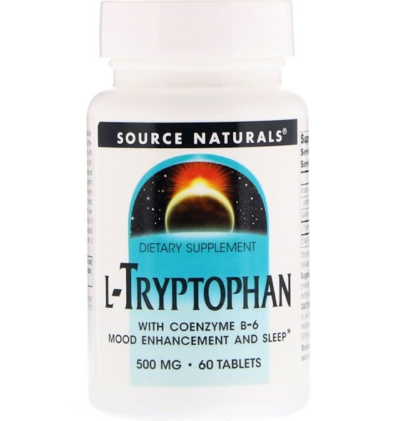 Source Naturals L-Tryptophan with Coenzyme B-6