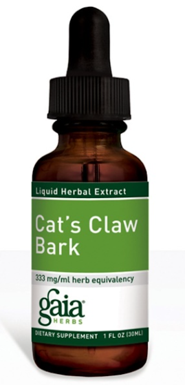 Gaia Herbs، لحاء مخلب القط ، 1 اونصه سائله (30 مل)
